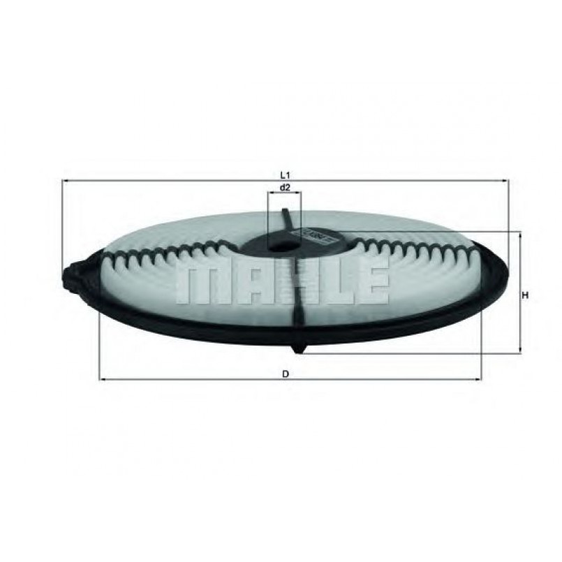 LX884 Фільтр повітря (MAHLE)