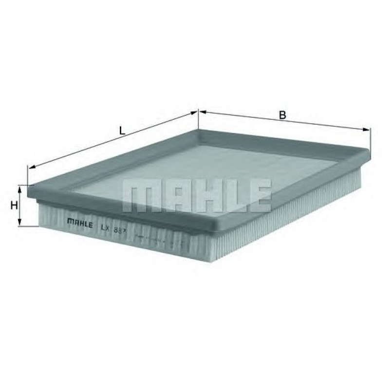 LX887 Фільтр повітря (MAHLE)