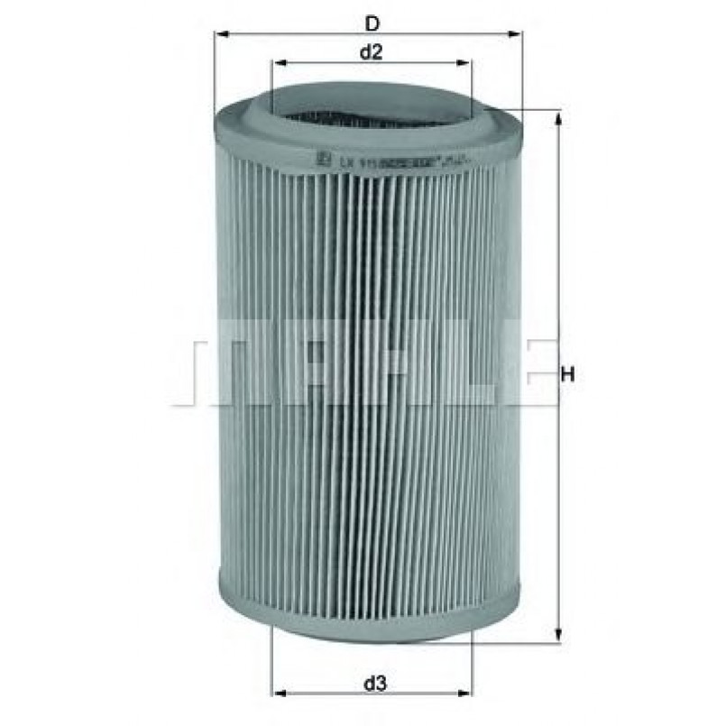 LX915 Фільтр повітря (MAHLE)