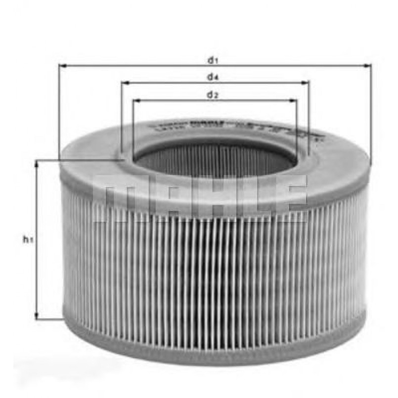 LX915 Фільтр повітря (MAHLE)