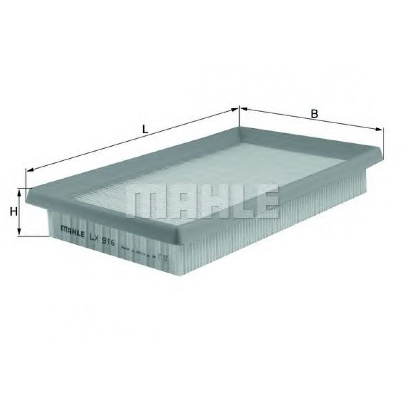 LX916 Фільтр повітря (MAHLE)