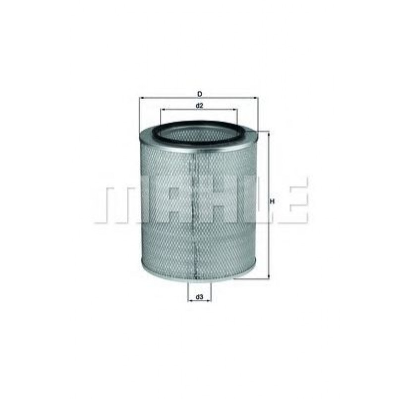 LX93 Фільтр повітря (MAHLE)