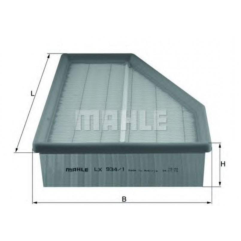 LX934/1 Фільтр повітря (MAHLE)