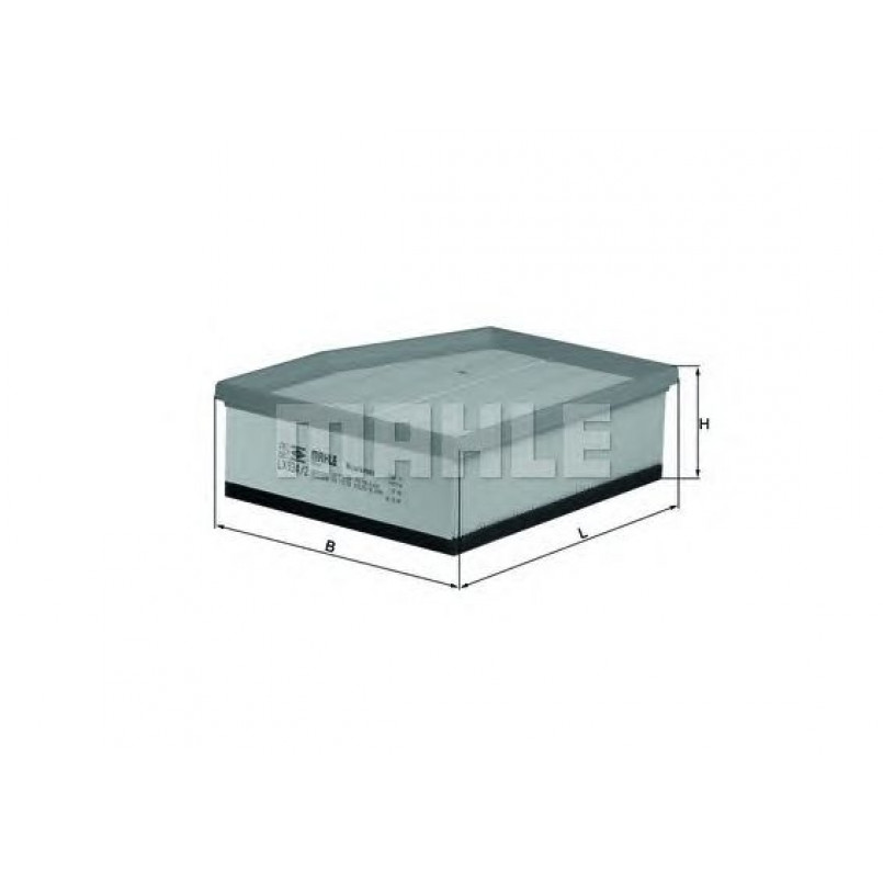 LX934/2 Фільтр повітря (MAHLE)
