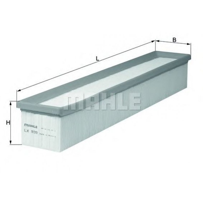 LX939 Фільтр повітря (MAHLE)