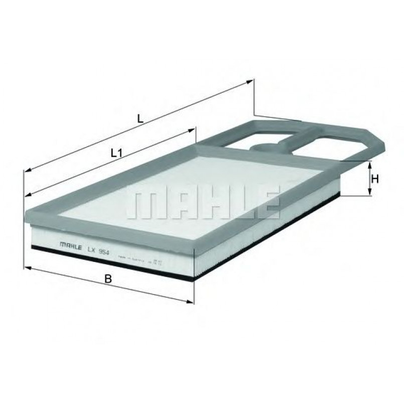 LX954 Фільтр повітря (MAHLE)