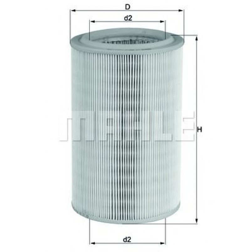LX955 Фільтр повітря (MAHLE)