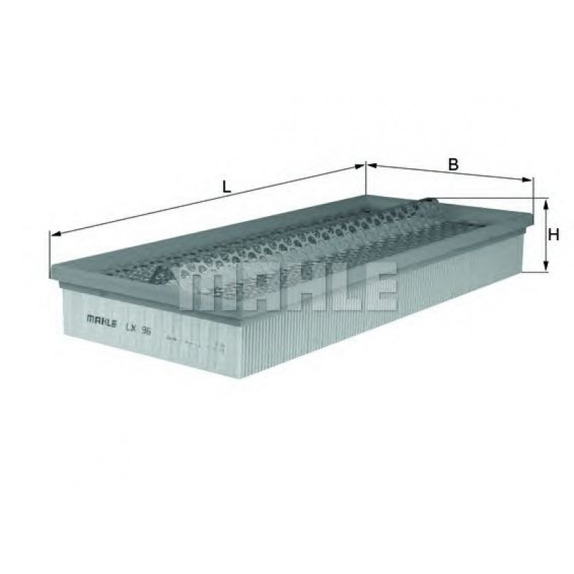 LX96 Фільтр повітря (MAHLE)