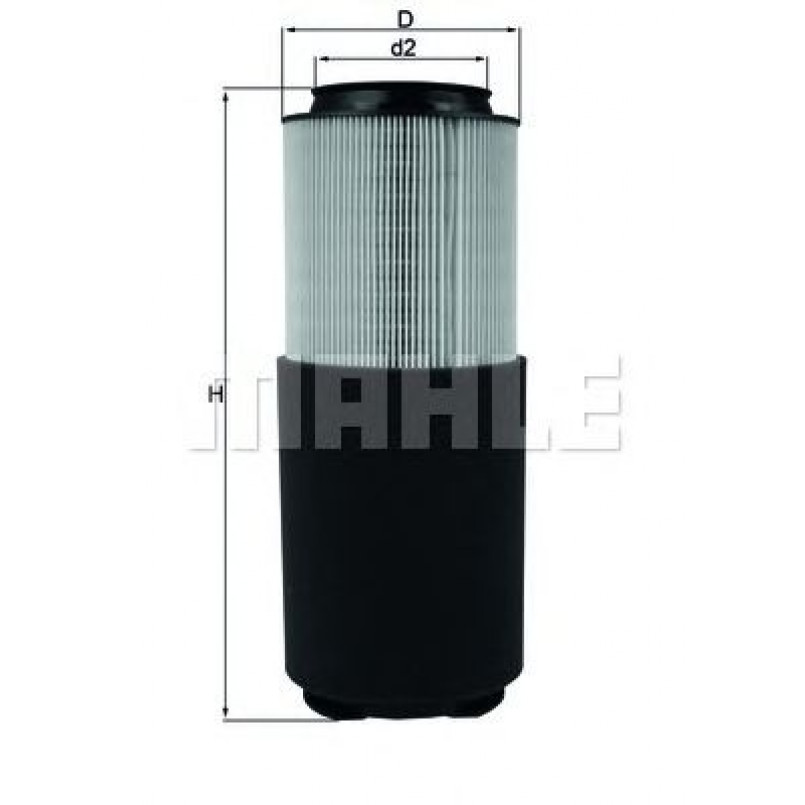 LX976 Фільтр повітря (MAHLE)