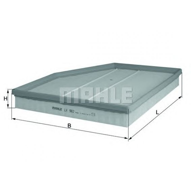 LX982 Фільтр повітря (MAHLE)