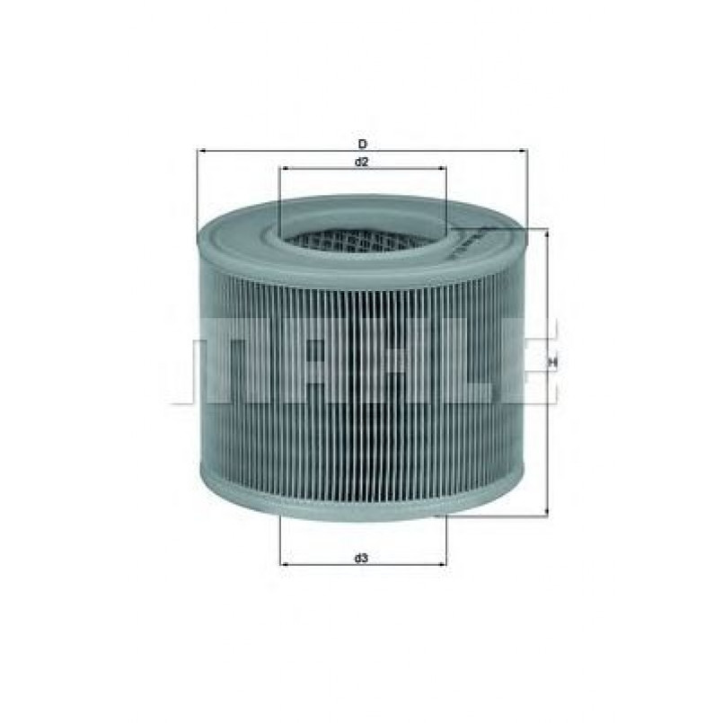 LX986 Фільтр повітря (MAHLE)
