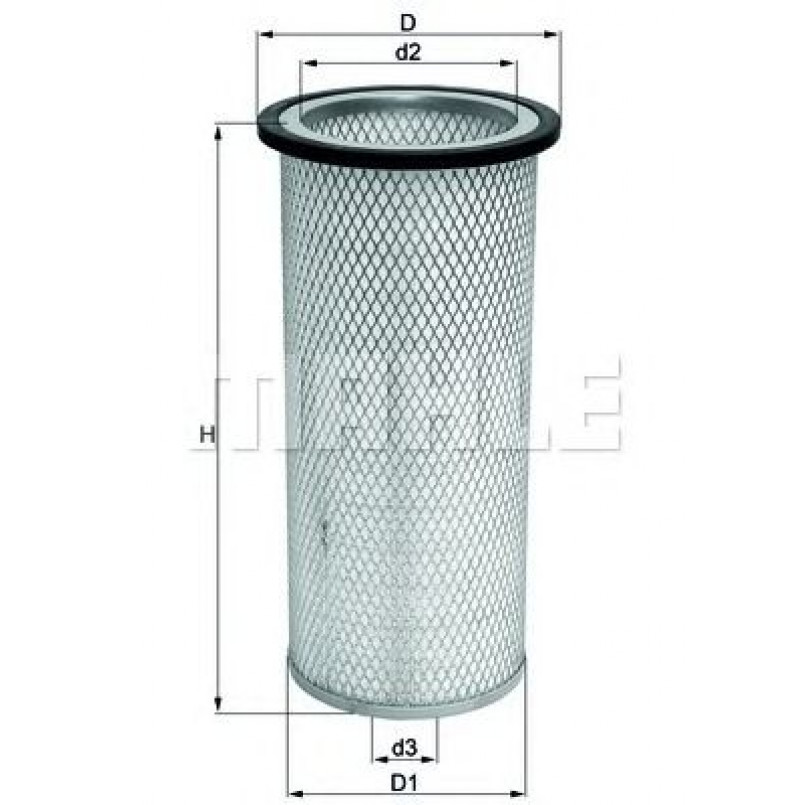 LXS217 Фільтр повітря (MAHLE)