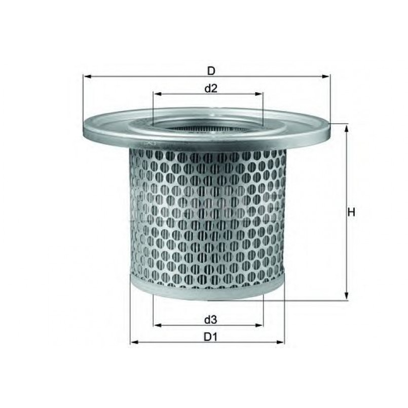 LXS233 Фільтр повітря (MAHLE)