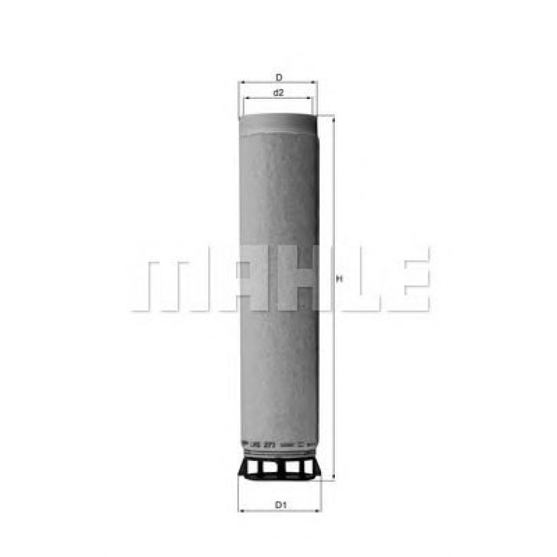 LXS271 Фільтр повітря (MAHLE)