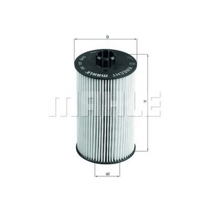 OX157D Фільтр масла (MAHLE)