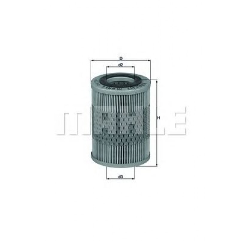 OX159D Фільтр масла (MAHLE)
