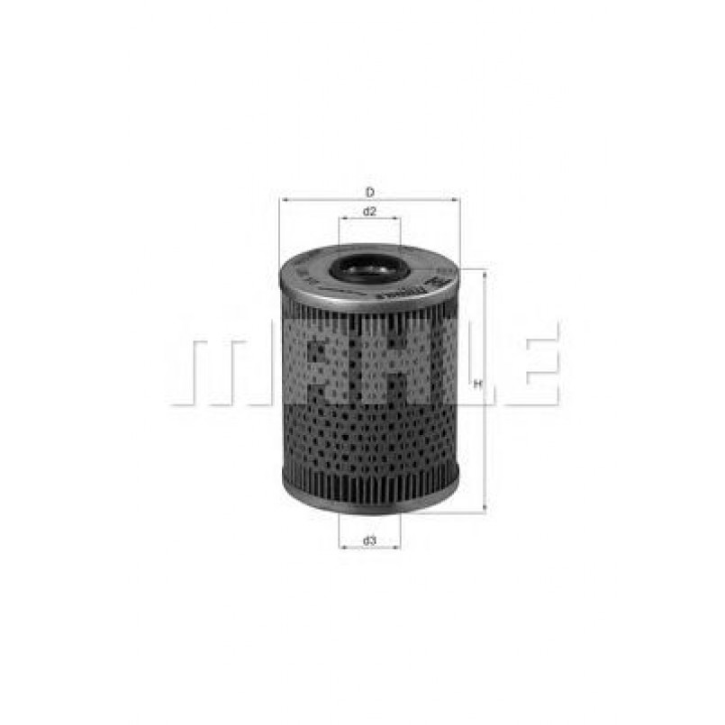 OX187D Фільтр масла (MAHLE)