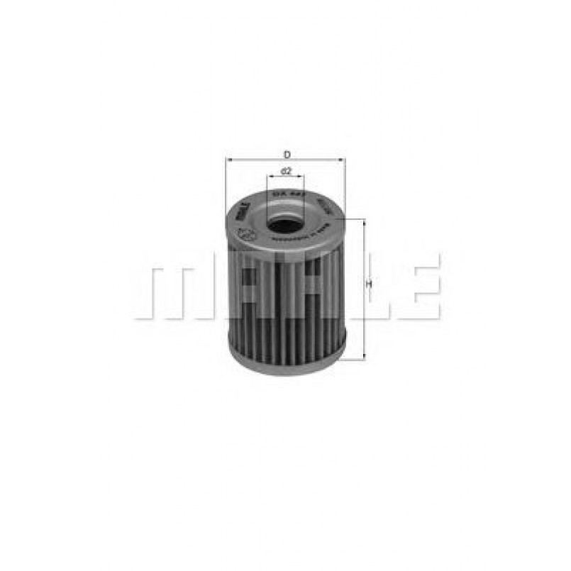 OX407 Фільтр масла (MAHLE)