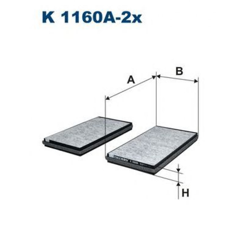FILTRON K1160A-2x Фільтр салону