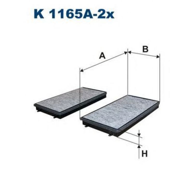 FILTRON K1165A-2x Фільтр салону