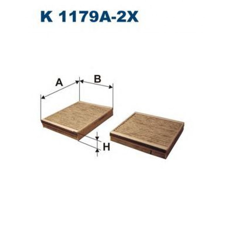 FILTRON K1179A-2x Фільтр салону