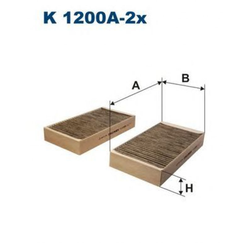 FILTRON K1200A-2x Фільтр салону