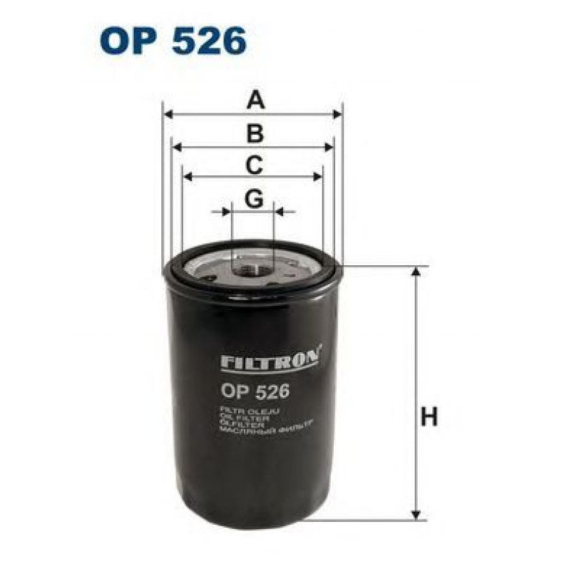 FILTRON OP526 Фільтр масла