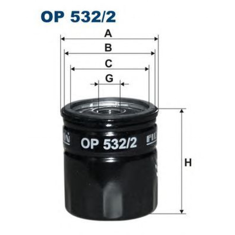 FILTRON OP532/2 Фільтр масла