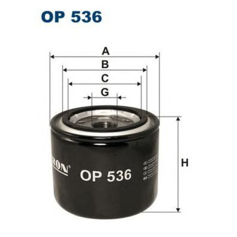 FILTRON OP536 Фільтр масла