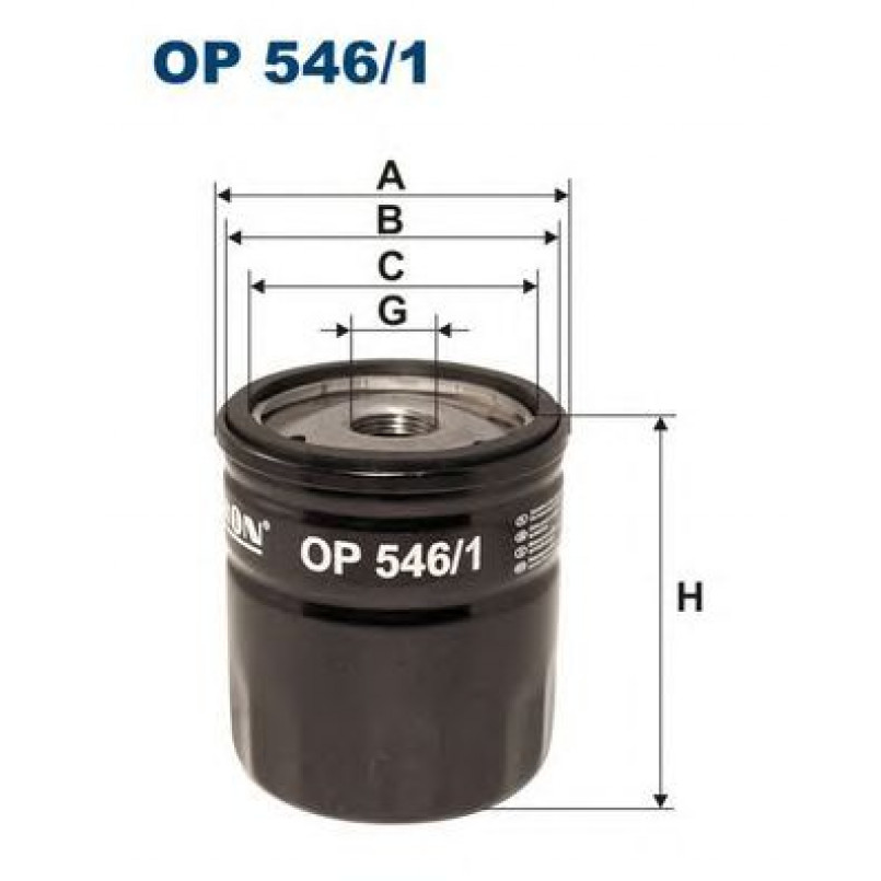 FILTRON OP546/1 Фільтр масла