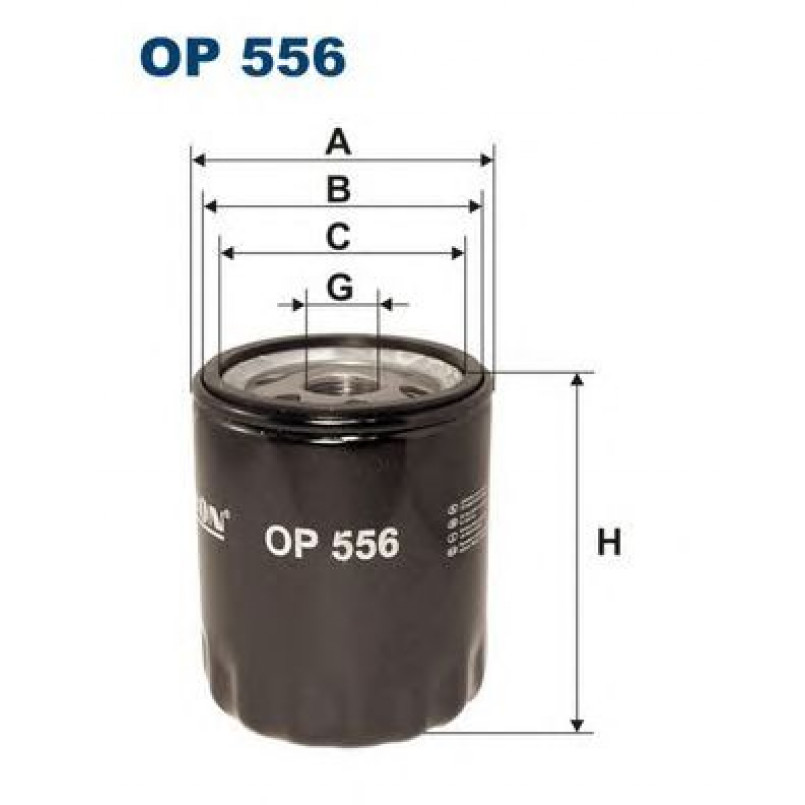 FILTRON OP556 Фільтр масла