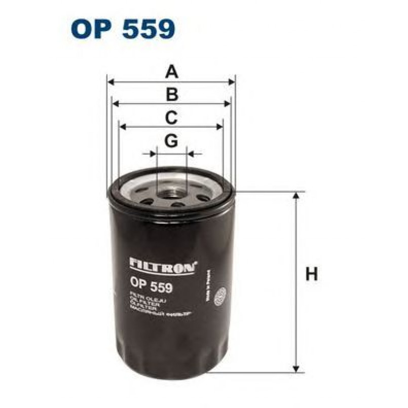 FILTRON OP559 Фільтр масла