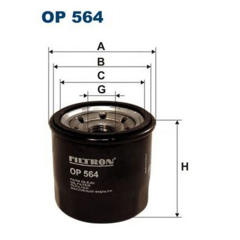 FILTRON OP564 Фільтр масла
