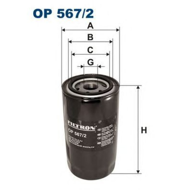 FILTRON OP567/2 Фільтр масла