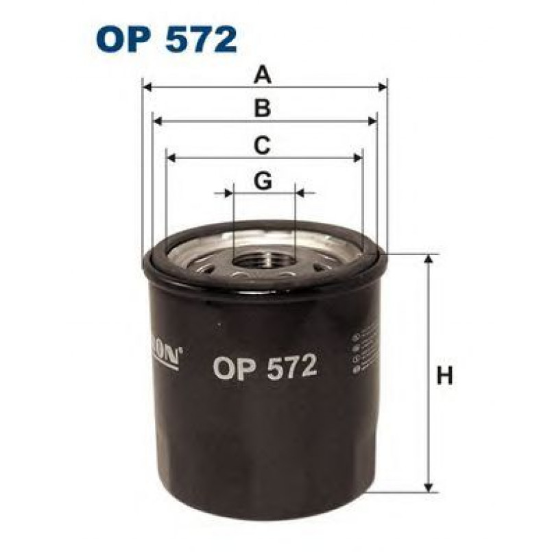 FILTRON OP572 Фільтр масла