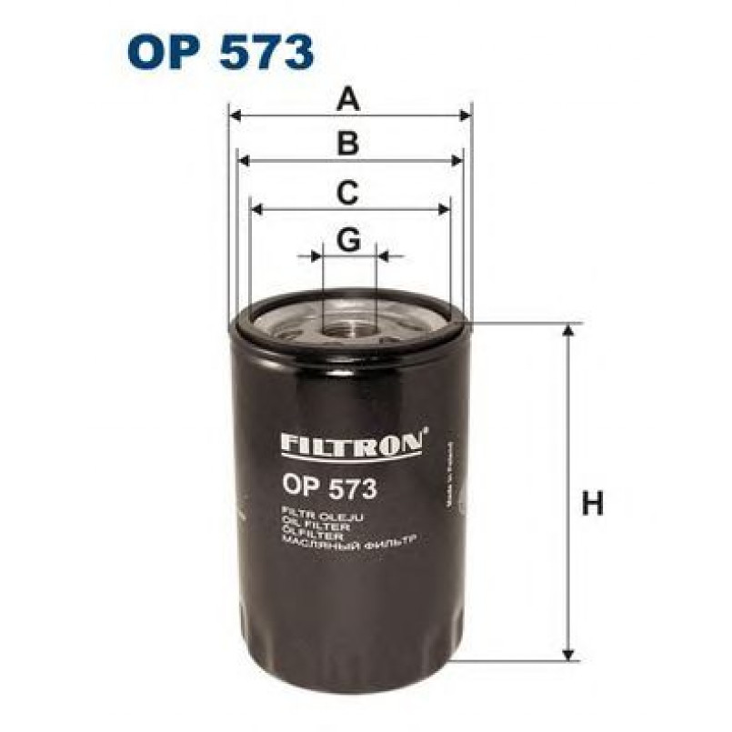 FILTRON OP573 Фільтр масла