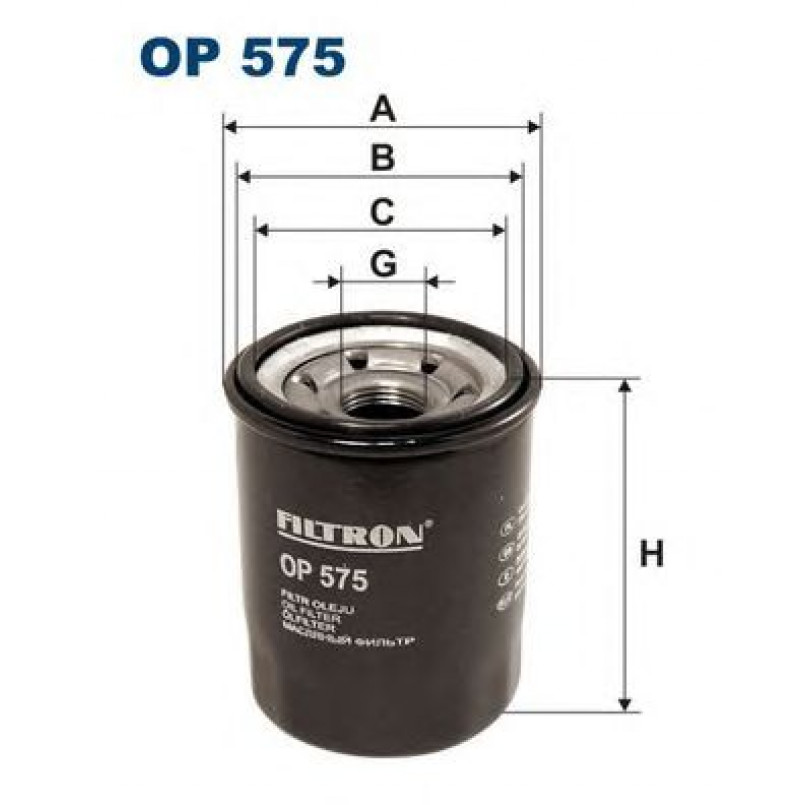 FILTRON OP575 Фільтр масла