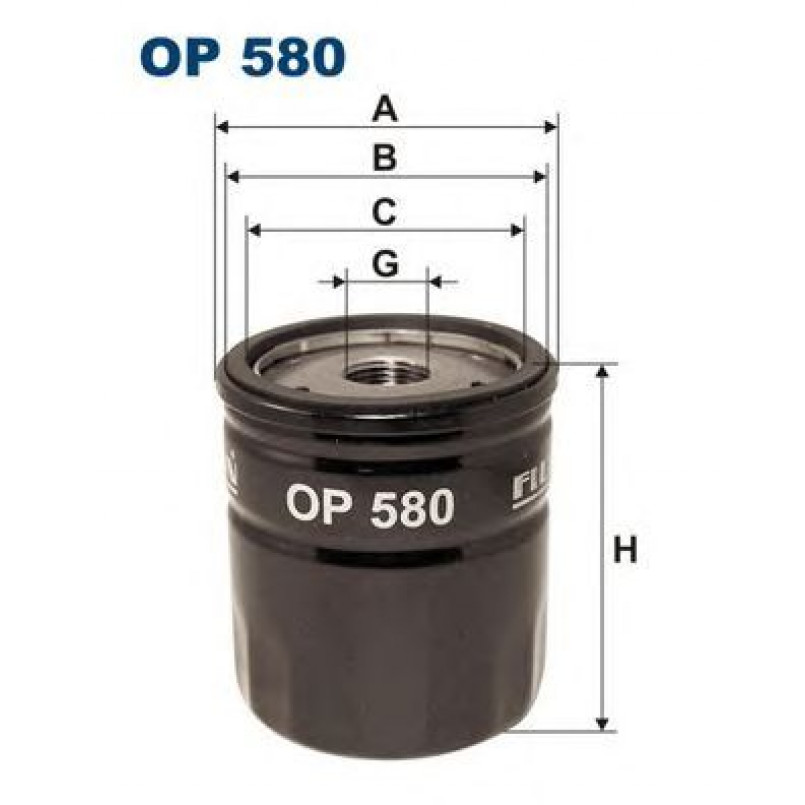 FILTRON OP580 Фільтр масла