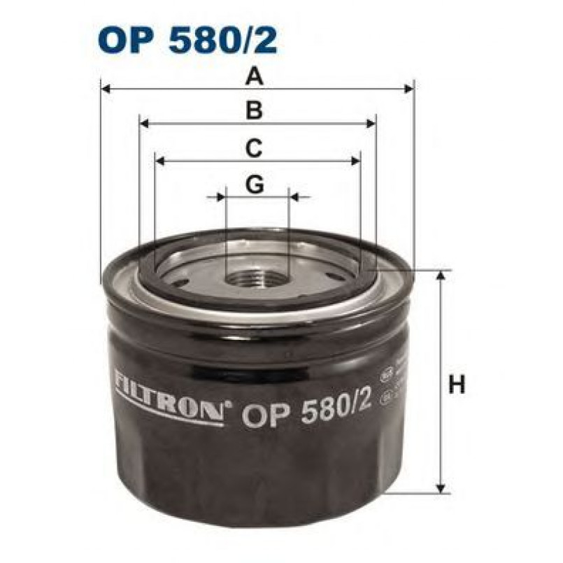 FILTRON OP580/2 Фільтр масла