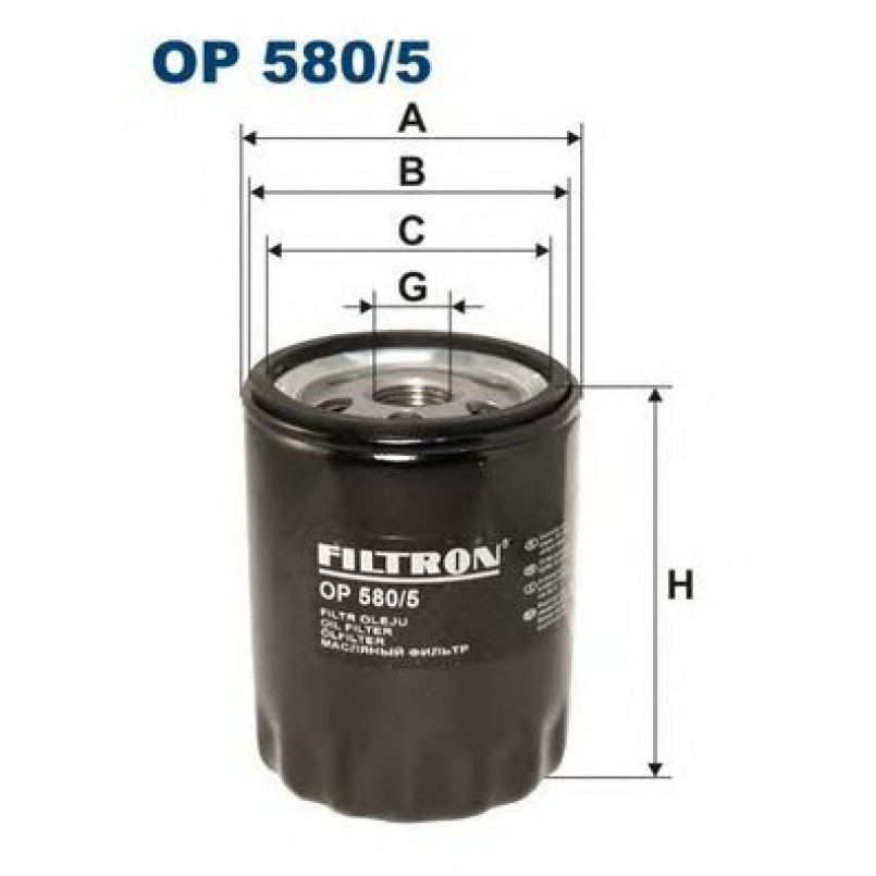 FILTRON OP580/5 Фільтр масла