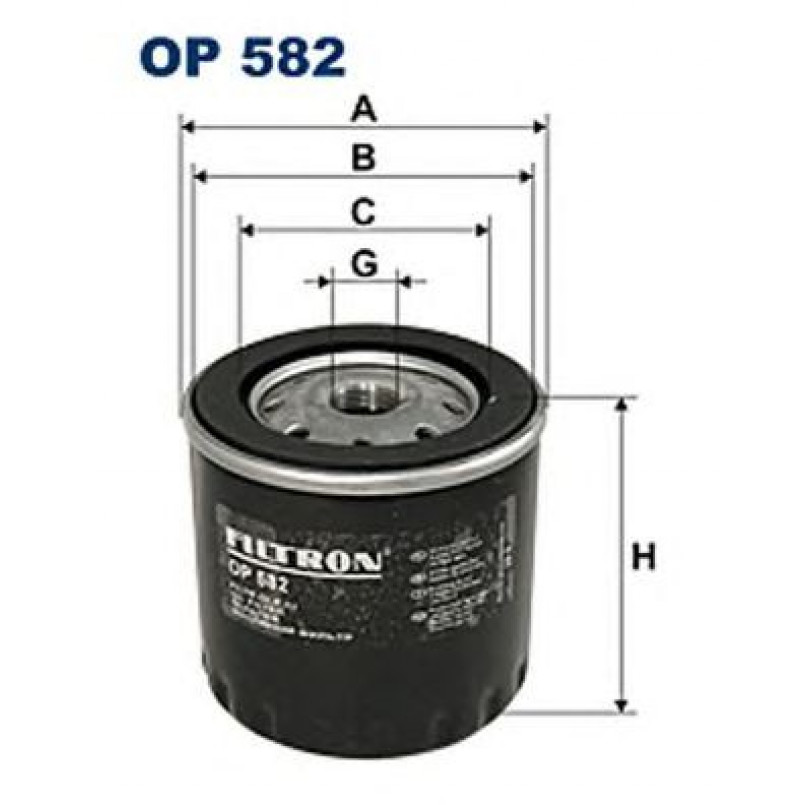 FILTRON OP582 Фільтр масла