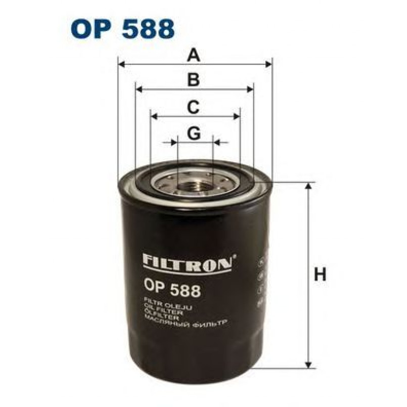 FILTRON OP588 Фільтр масла
