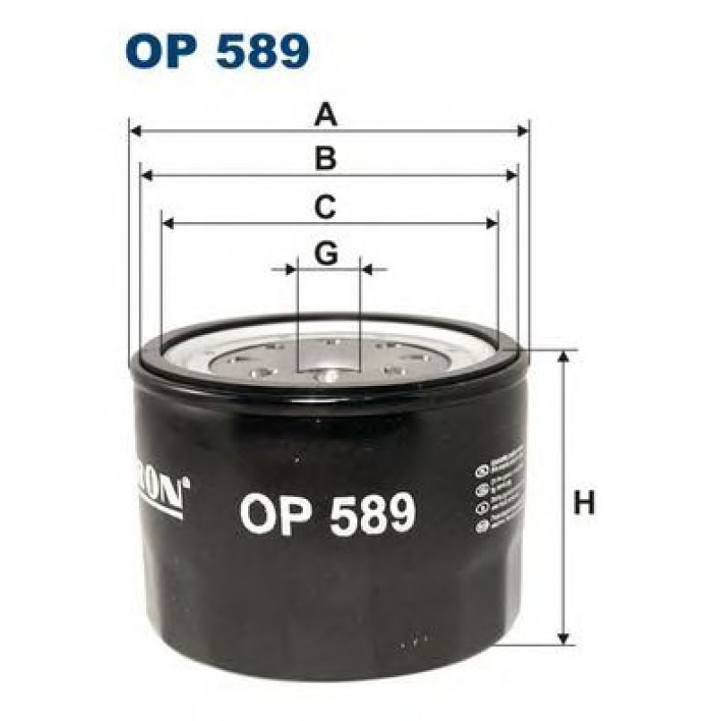 FILTRON OP589 Фільтр масла