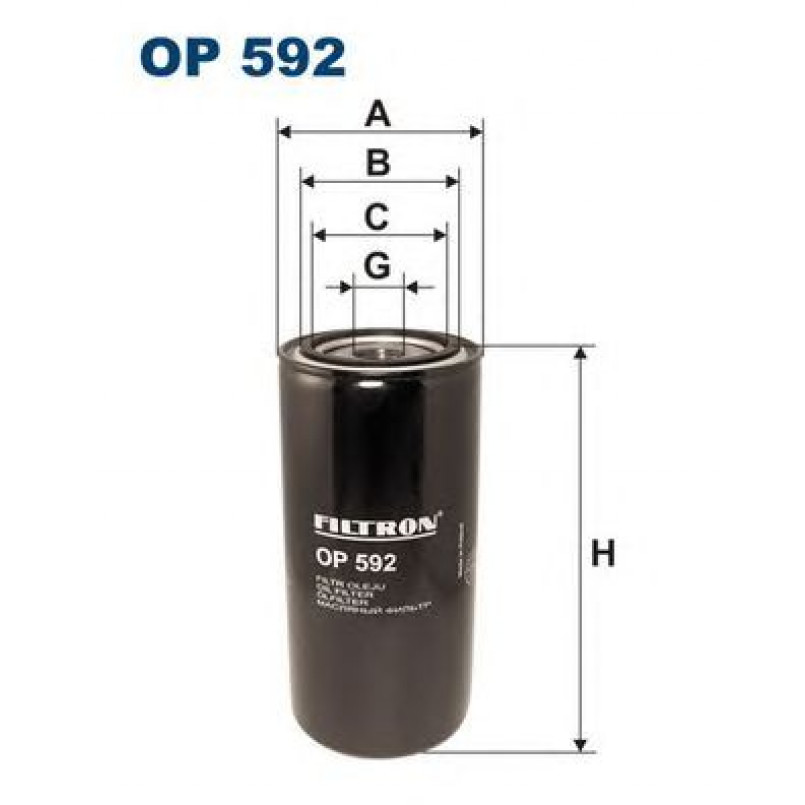 FILTRON OP592 Фільтр масла