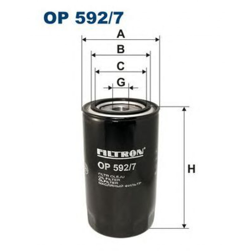 FILTRON OP592/7 Фільтр масла