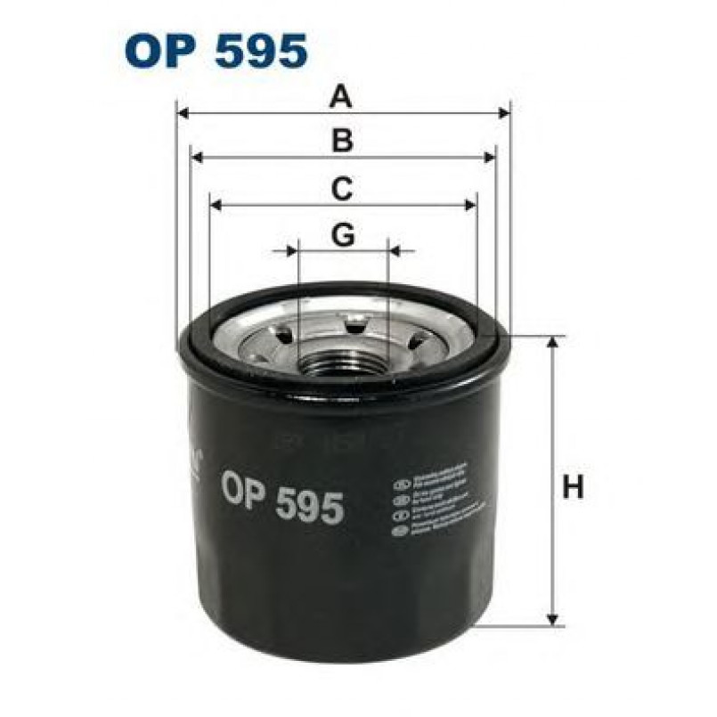 FILTRON OP595 Фільтр масла
