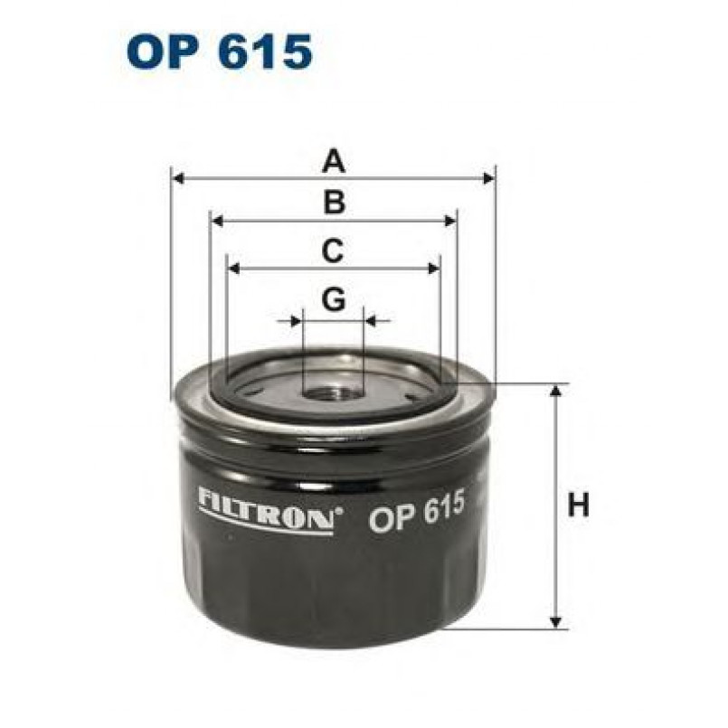 FILTRON OP615 Фільтр масла