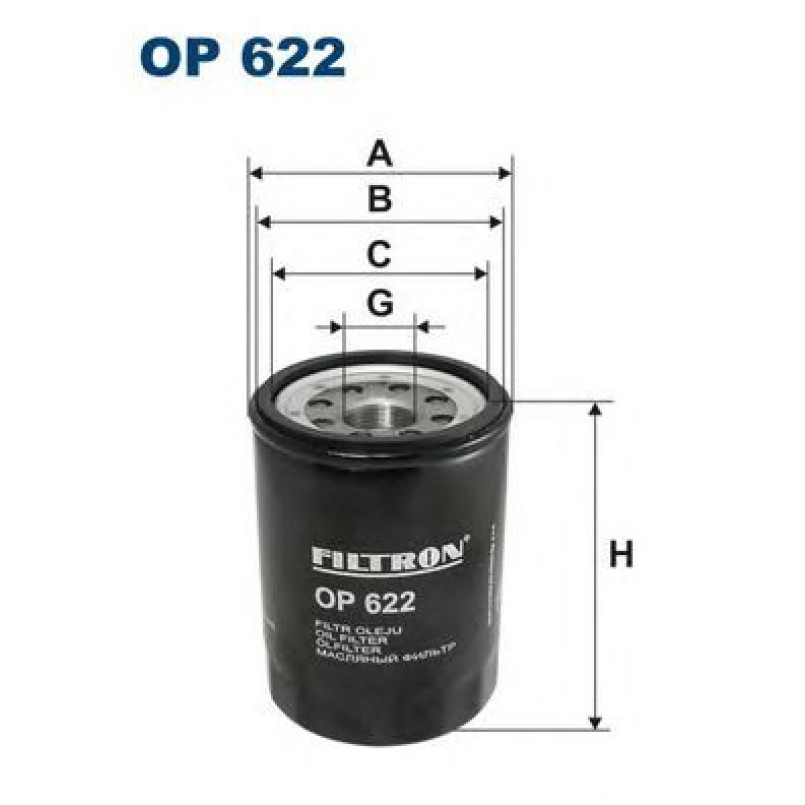 FILTRON OP622 Фільтр масла