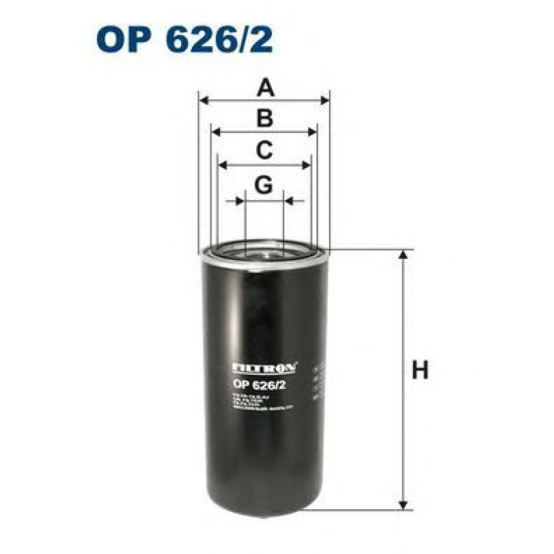 FILTRON OP626/2 Фільтр масла