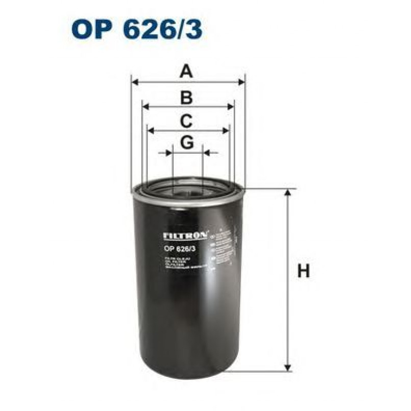 FILTRON OP626/3 Фільтр масла